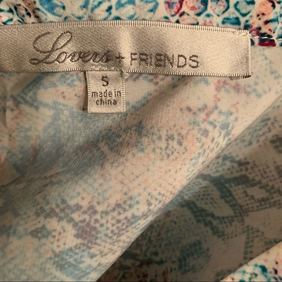 Lovers + Friends Cleo Romper in Pastel Python Size Small - Picture 6 of 6